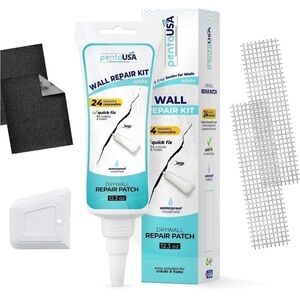 Brand New Drywall Repair Kit Wall Mending Spackle Patch Scraper for Holes Cracks